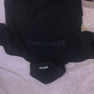 Essentials Midnight Black Bomber Jacket